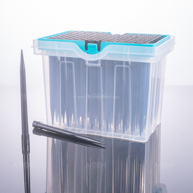 H款 移液器吸頭 導電 1000μL 黑色 PP 移液器吸頭（盒裝，無菌）實驗室耗材 無濾芯 HT-1000C-RSL 低吸附可選
