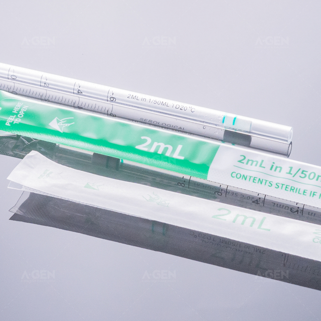 2ml （綠）一次性血清移液管、滅菌 (全塑裝）