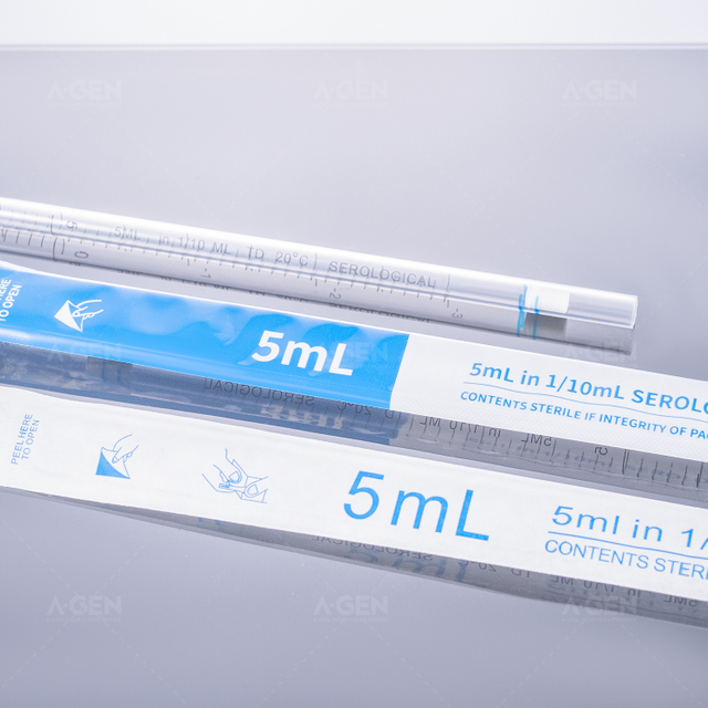 5ml （藍）一次性血清移液管、滅菌 (紙塑裝）