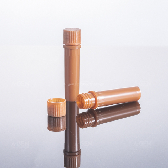 0.5mL、1.5mL、2.0mL 帶螺旋蓋的冷凍管，適用于光敏樣品