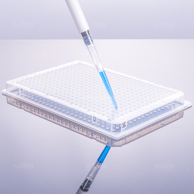 30μL 384孔PCR板 雙角切黑色標(biāo)識