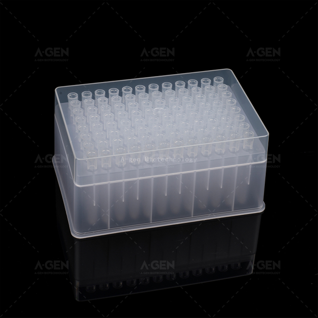 Nayo Tips 50μL 透明機(jī)器人 PP 移液器吸頭（盒式，滅菌），用于 DNA/RNA 提取，無(wú)濾芯 FX-50-RS